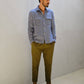 Camicia in flanella Neve blu navy