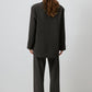 Blazer oversize antracite da donna