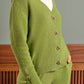 Cardigan in maglia con bottoni gioiello