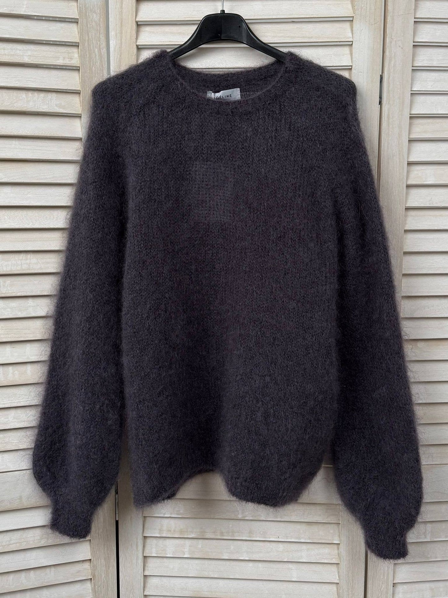 Maglione a righe Levelio marrone
