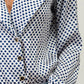 Body a pois con scollo a V