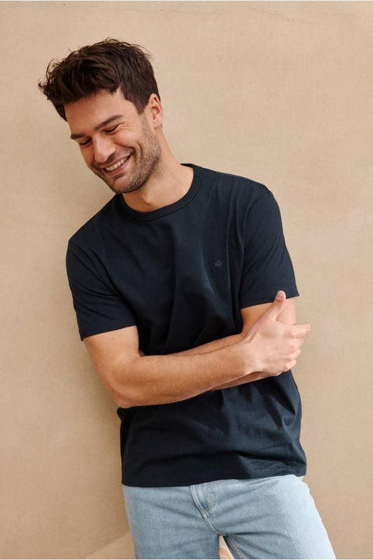 T-shirt Basil in cotone biologico blu notte