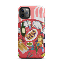 Cover iPhone resistente con stampa “Pasta Night Party”