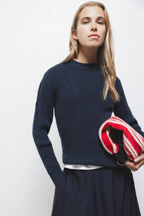 Maglione a maglia strutturata