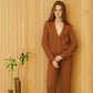 Cardigan a trecce in cotone pregiato
