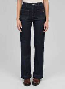 Jeans Paris in denim grezzo a gamba dritta