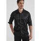 Camicia uomo satinata relax fit