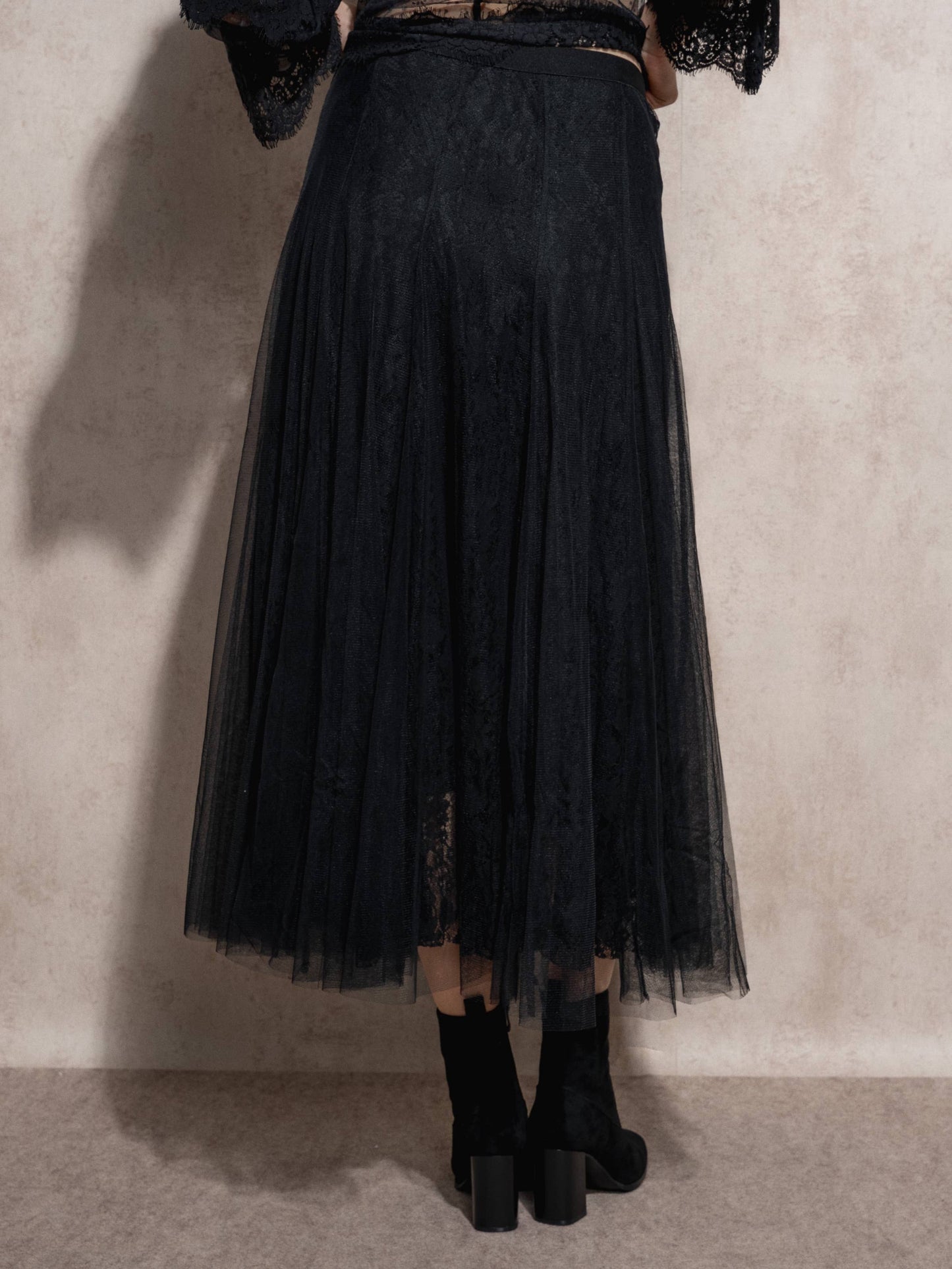 Gonna midi in tulle elegante