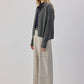 Pantaloni wide-leg con cuciture a contrasto