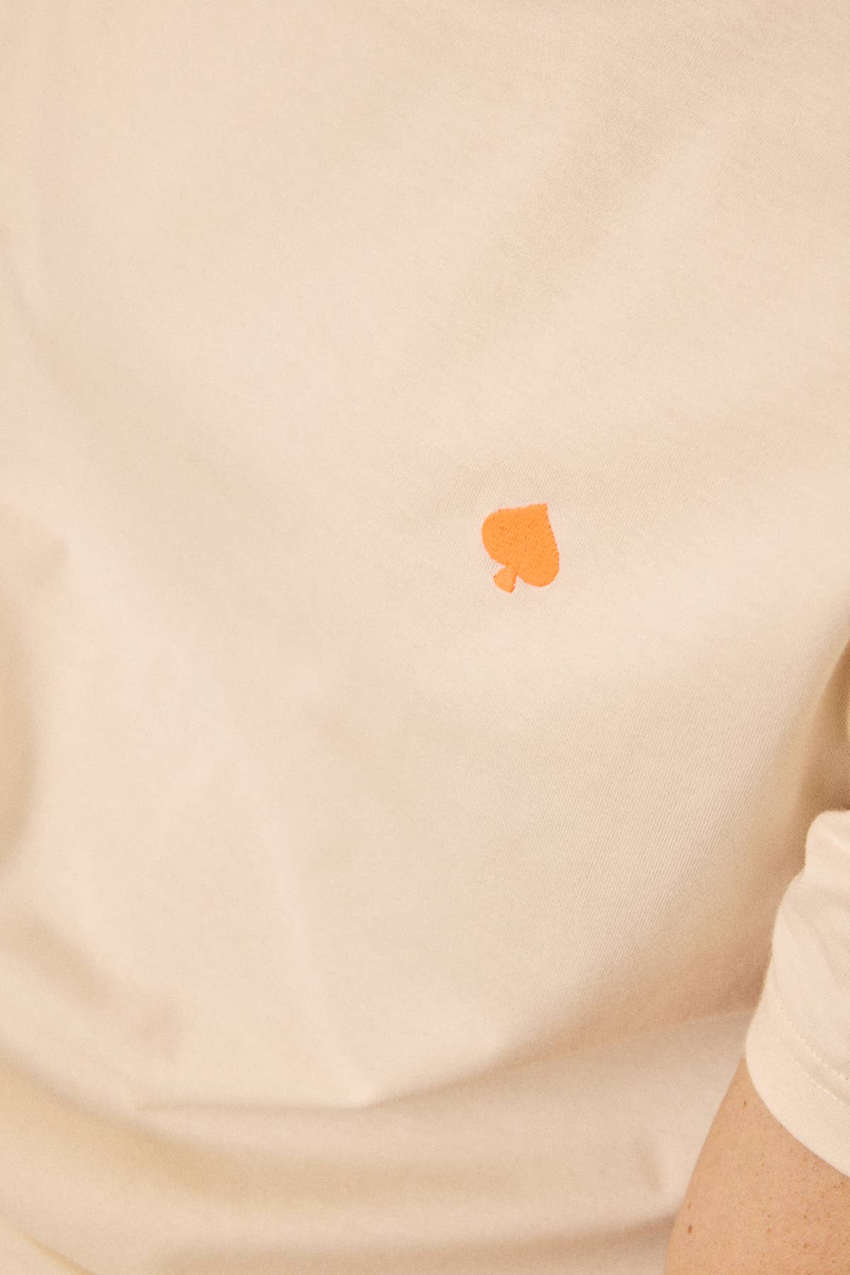 T-shirt Beau Pic Milk in cotone biologico