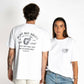 T-shirt Oldie bianca in cotone biologico