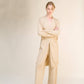 Cardigan lungo superfine in misto cashmere con maglia 3D senza cuciture