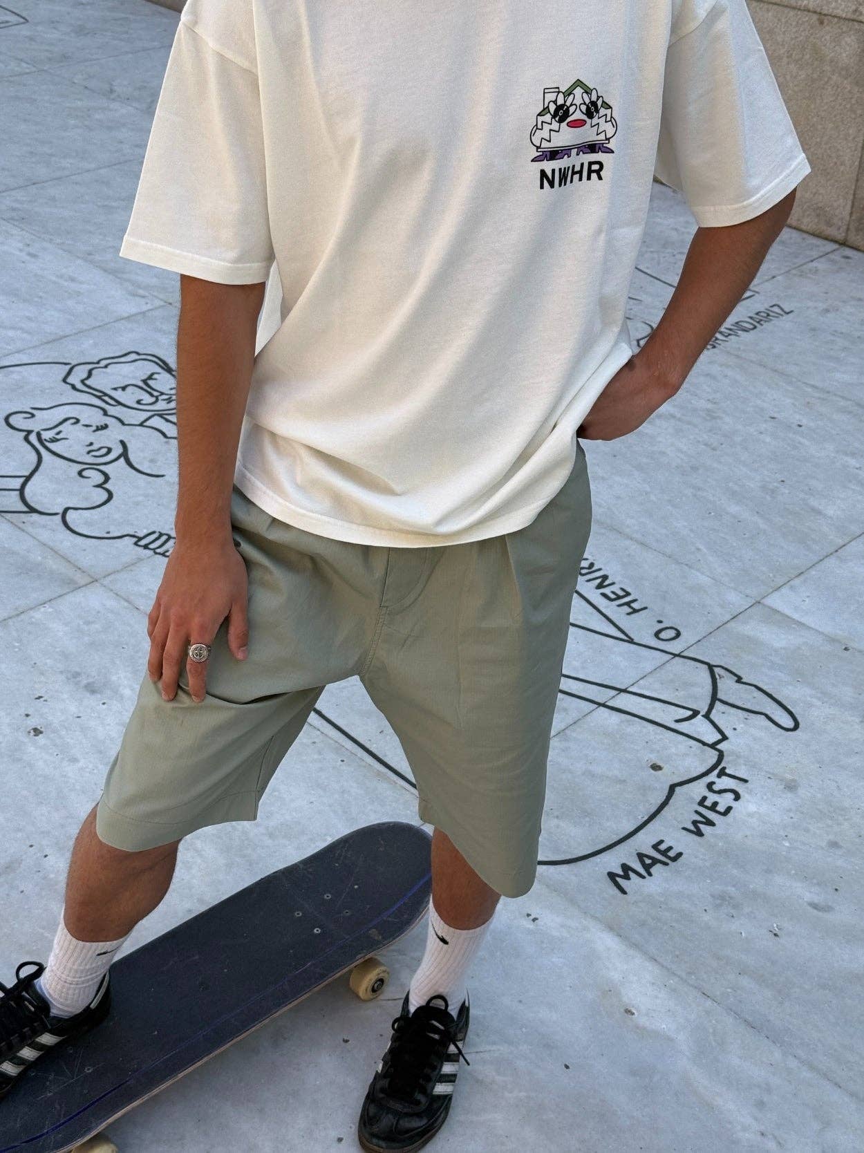 T-shirt Oversize Club House in Cotone Organico