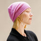 Berretto in misto cashmere a maglia tridimensionale