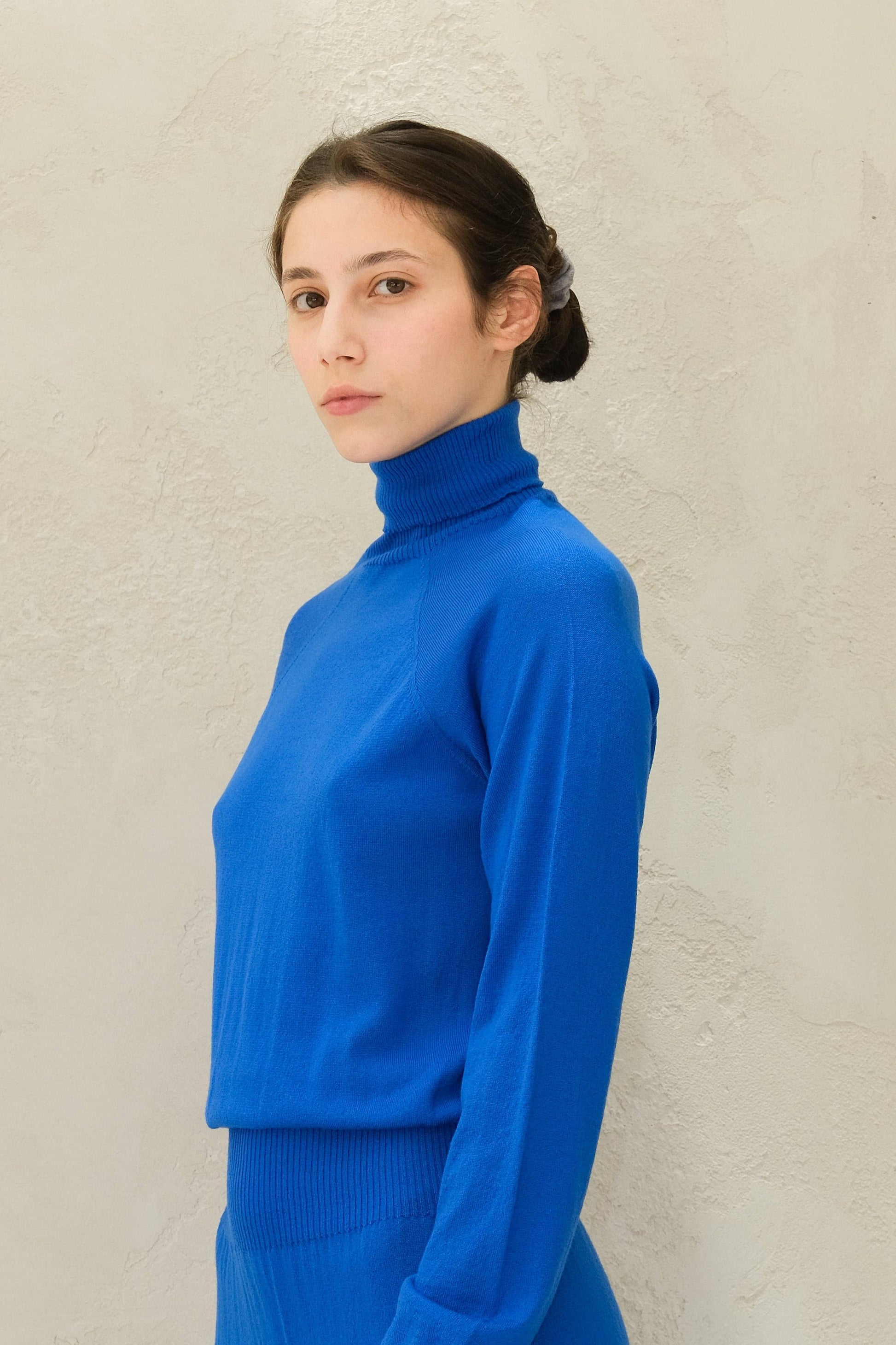 Abito in lana merino extrafine in maglia 3D senza cuciture