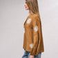 Blusa fluida ricamata in cotone