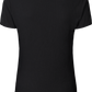 T-shirt Chrisstine in cotone biologico nero con dettagli in pizzo