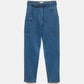 Jeans in denim con cintura