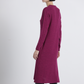 Abito midi in maglia a trecce