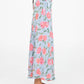 Gonna lunga in chiffon a fiori Floralis