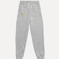 Pantaloni Jogger Essenziali in Cotone Biologico Grigio Chiaro