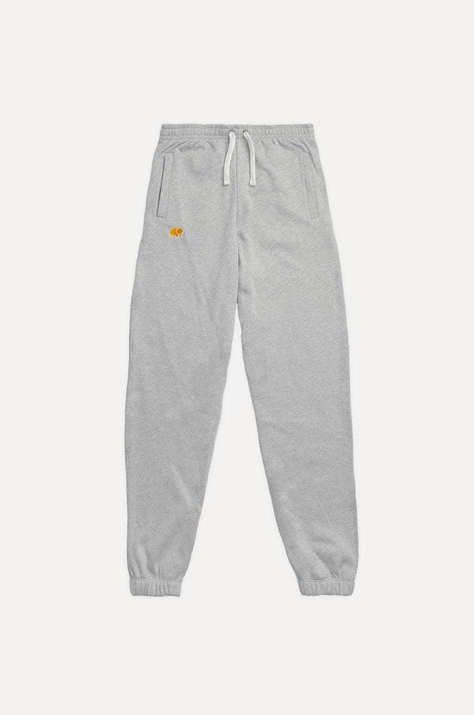 Pantaloni Jogger Essenziali in Cotone Biologico Grigio Chiaro