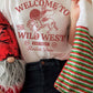 T-shirt grafica Welcome to the Wild West