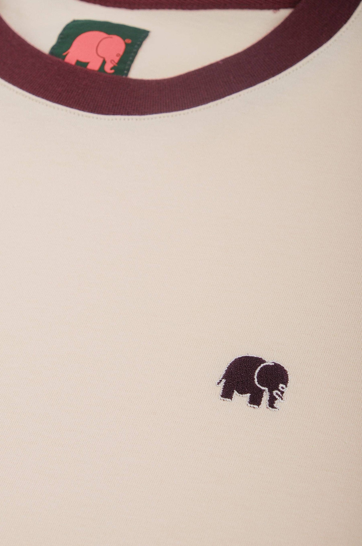 T-shirt uomo color block in cotone biologico