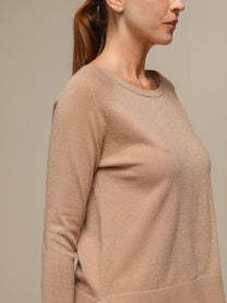 Maglione in maglia lurex da donna