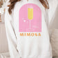 Felpa oversize grafica Mimosa