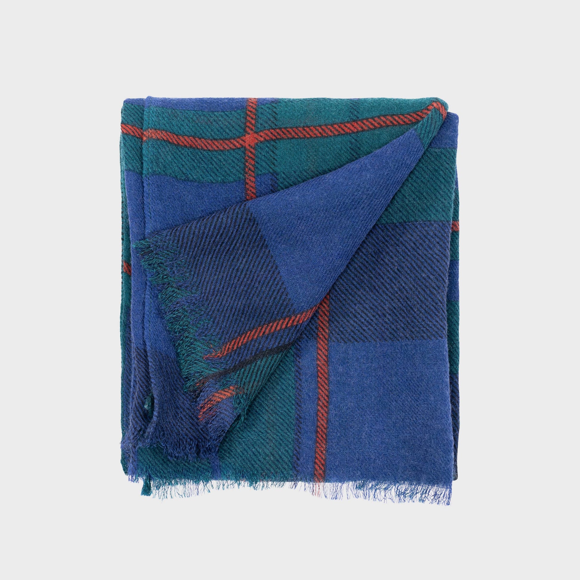 Foulard uomo in 100% lana a quadri Tanguy
