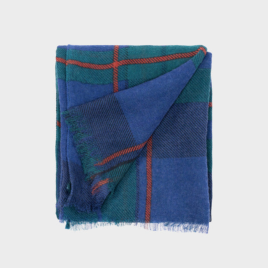 Foulard uomo in 100% lana a quadri Tanguy