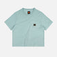 T-shirt pigmentata da donna Garceta Verde Shore