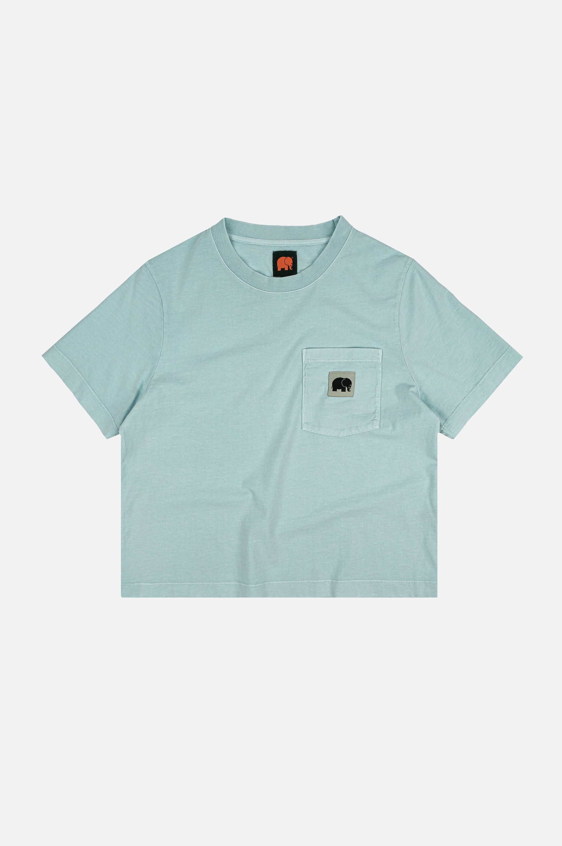 T-shirt pigmentata da donna Garceta Verde Shore