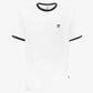 T-shirt antimacchia bicolore bianco e nero