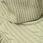 Maglione dolcevita a maglia strutturata