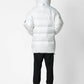 Parka oversize con logo e cappuccio removibile