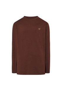 T-shirt premium antimacchia nera con dettagli blu