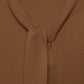 Maglione in maglia rasata con fiocco