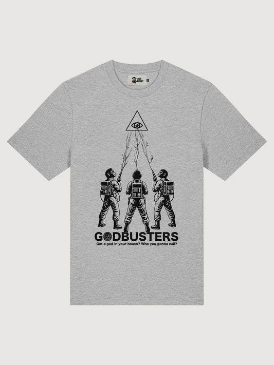 T-shirt unisex Godbusters grigio mélange