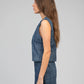 Gilet in denim Harper