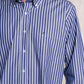 Camicia uomo a righe in cotone con colletto button-down