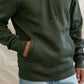 Felpa con cappuccio Williams verde foresta