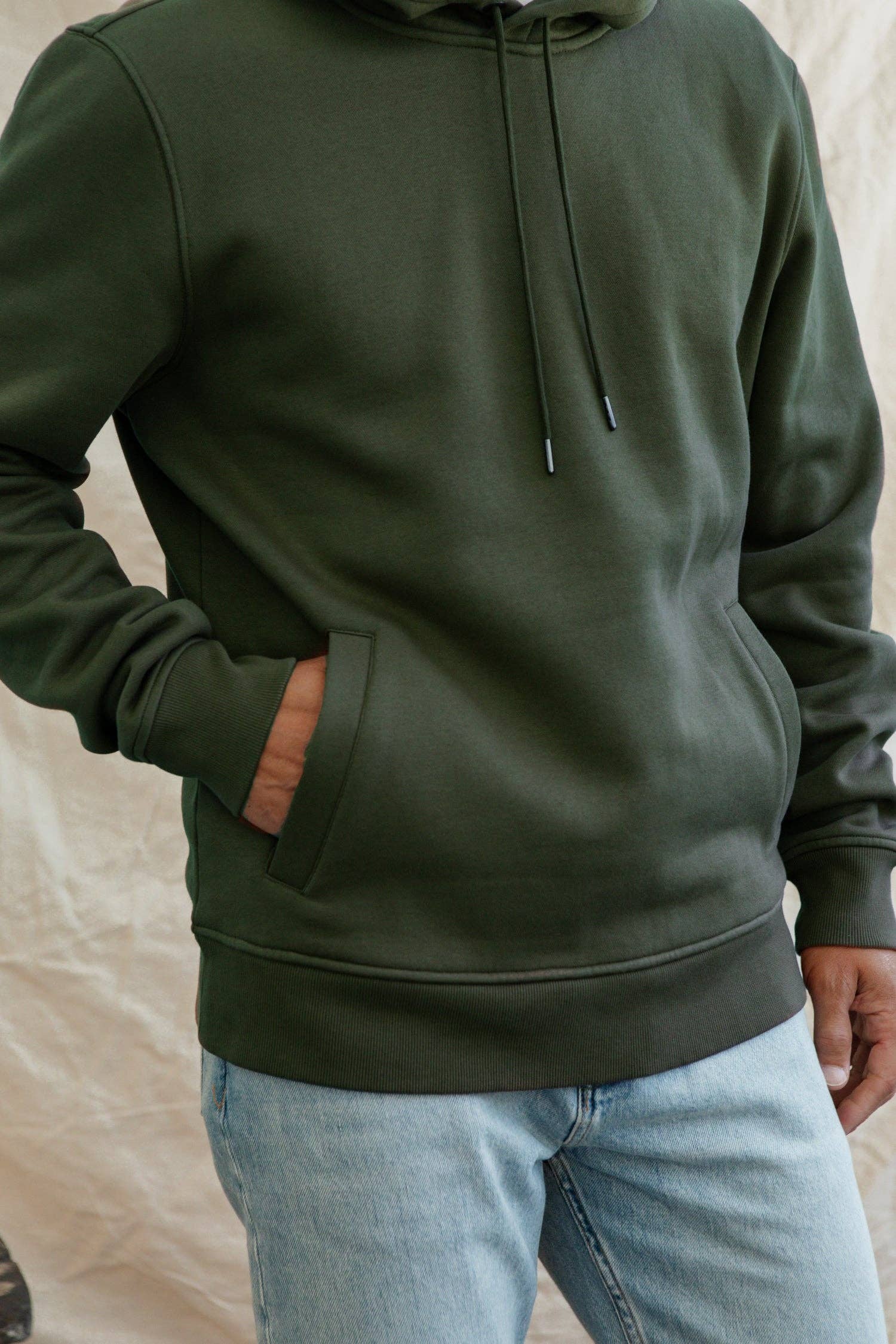Felpa con cappuccio Williams verde foresta