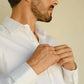 Camicia bianca regular fit da uomo