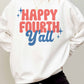 Felpa oversize Happy Fourth Y’all