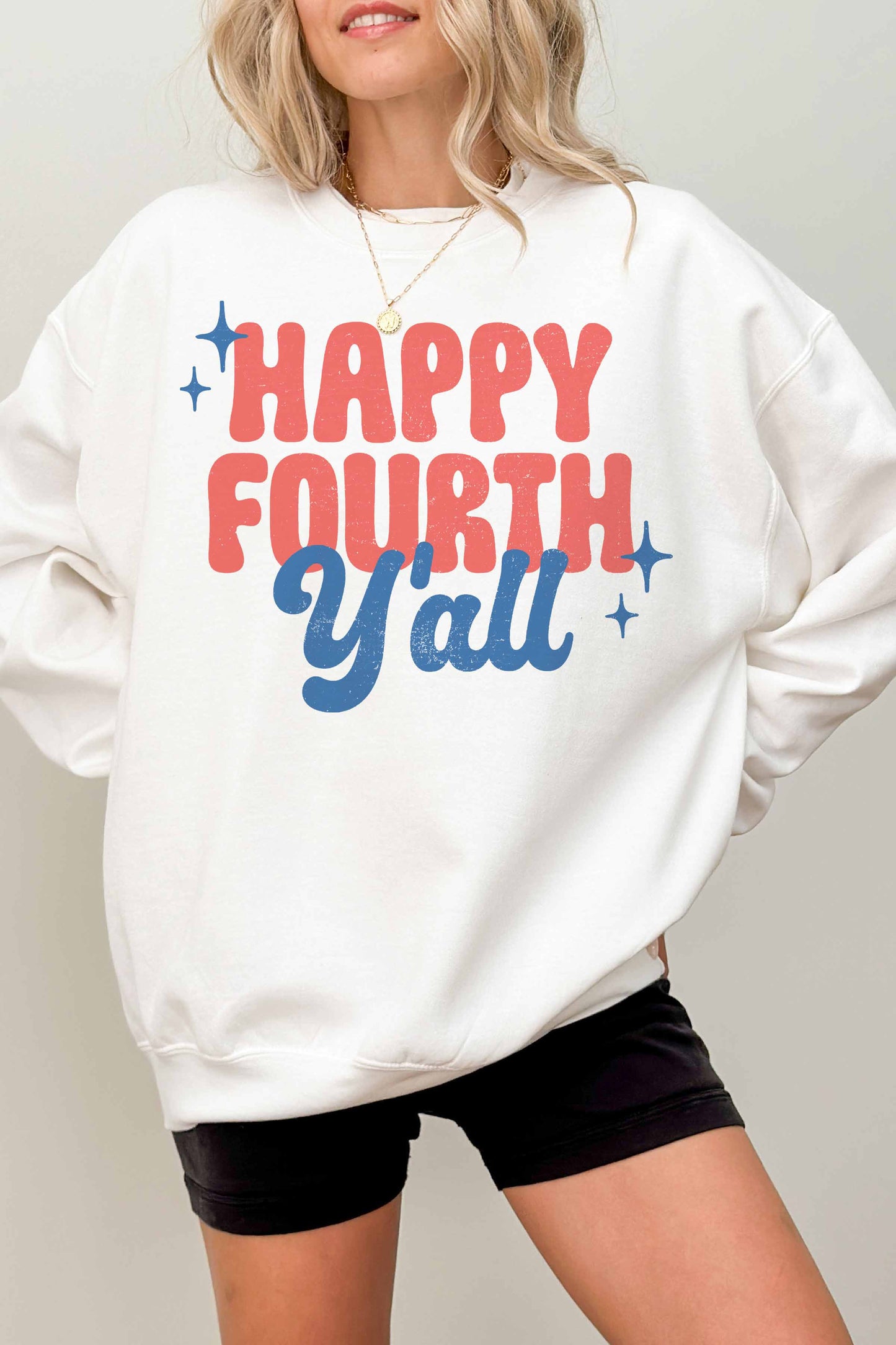 Felpa oversize Happy Fourth Y’all