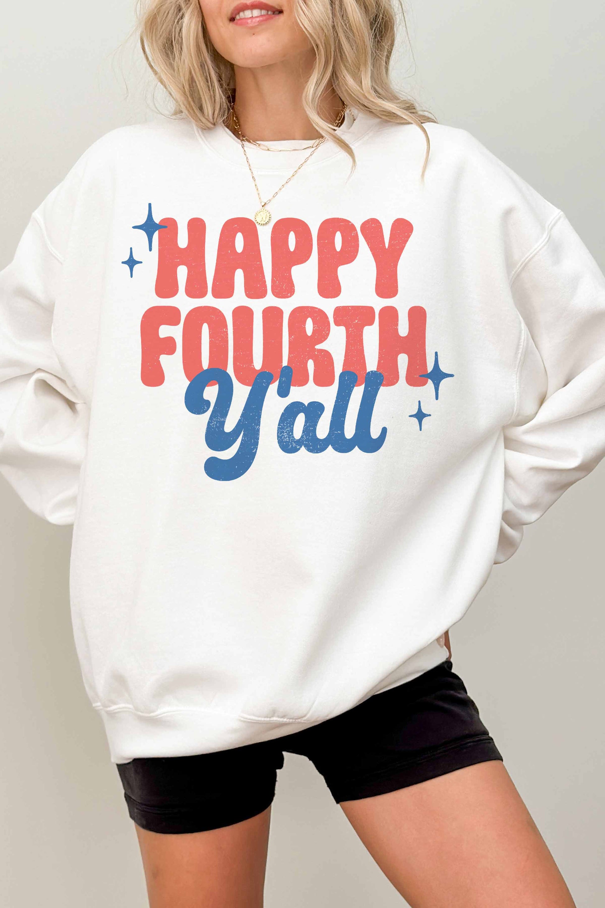 Felpa oversize Happy Fourth Y’all