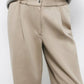 Pantaloni a pieghe con vita elasticizzata