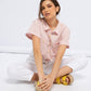 Camicia cropped a quadretti con tasche e coulisse